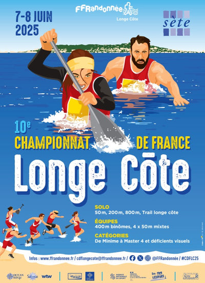 Championnat de France de longe côte 2025 à Sète : un week-end de sport, de mer et de passion